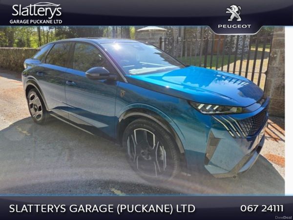 Peugeot 3008 SUV, Electric, 2024, Blue