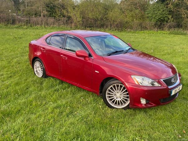 Lexus IS Saloon, Petrol, 2008, Red