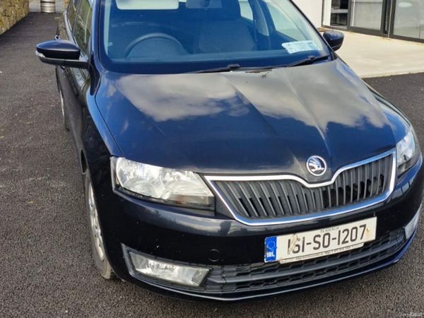 Skoda Rapid Hatchback, Diesel, 2016, Black