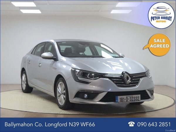 Renault Megane Saloon, Diesel, 2018, Grey
