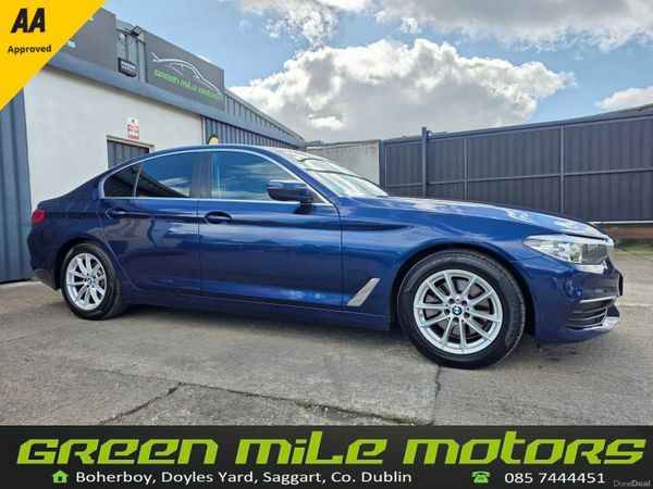 BMW 5-Series Saloon, Diesel, 2019, Blue