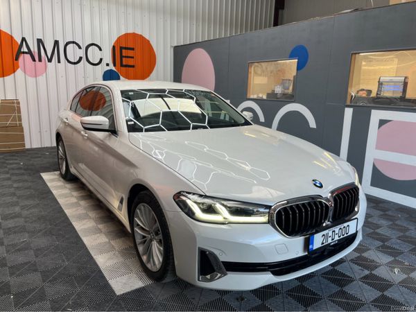 BMW 5-Series Saloon, Diesel, 2021, White