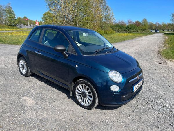 Fiat 500 Hatchback, Petrol, 2015, Blue