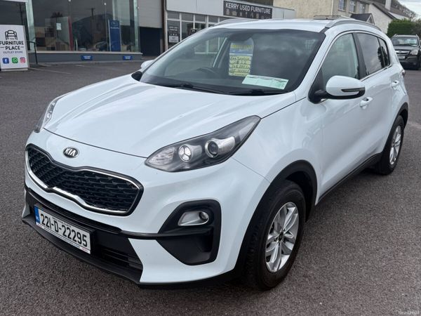 Kia Sportage SUV, Diesel Hybrid, 2022, White