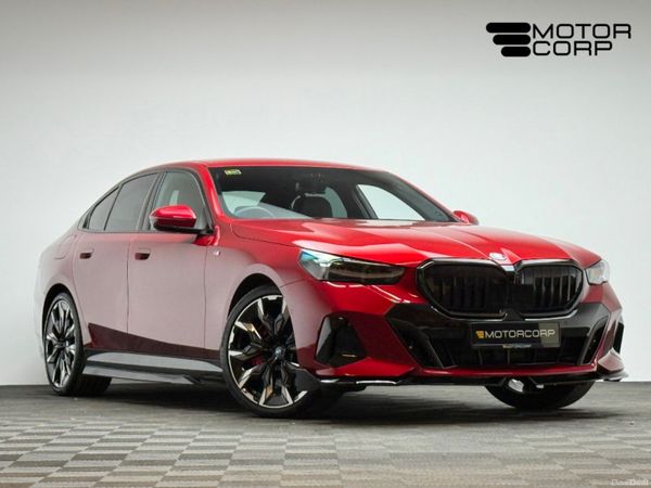 BMW 5-Series Saloon, Petrol Plug-in Hybrid, 2025, Red