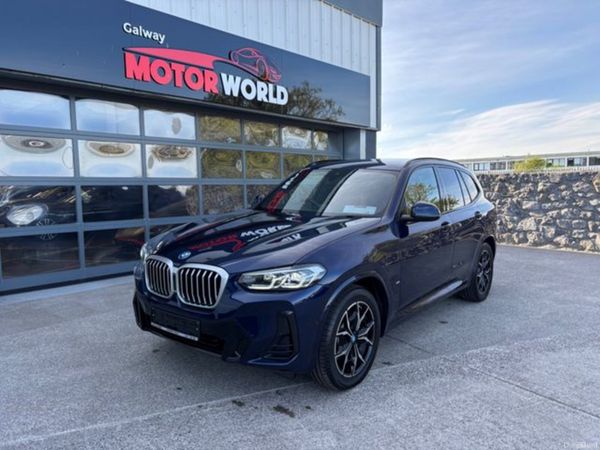 BMW X3 SUV, Petrol Plug-in Hybrid, 2024, Blue