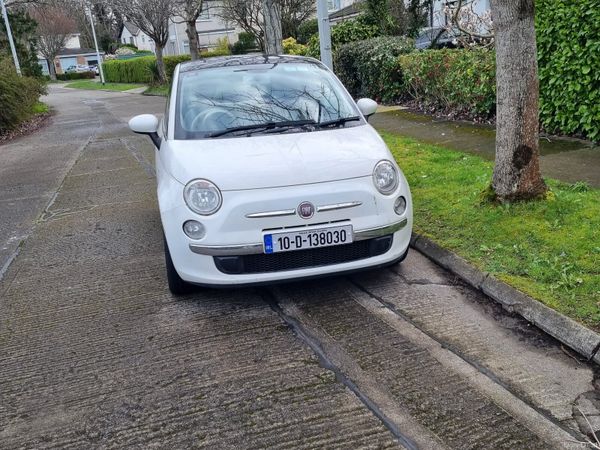 Fiat 500 Hatchback, Petrol, 2010, White
