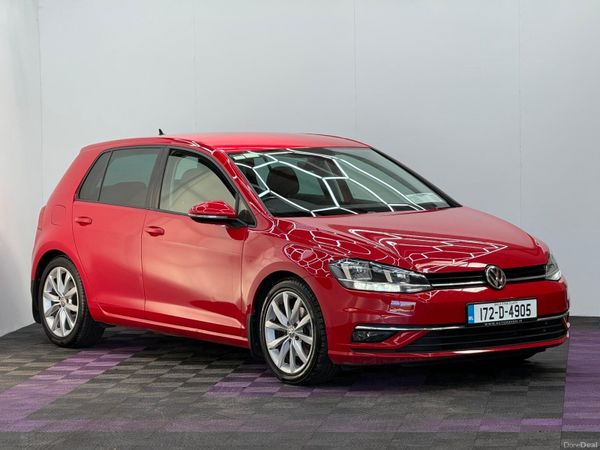 Volkswagen Golf Estate, Petrol, 2017, Red