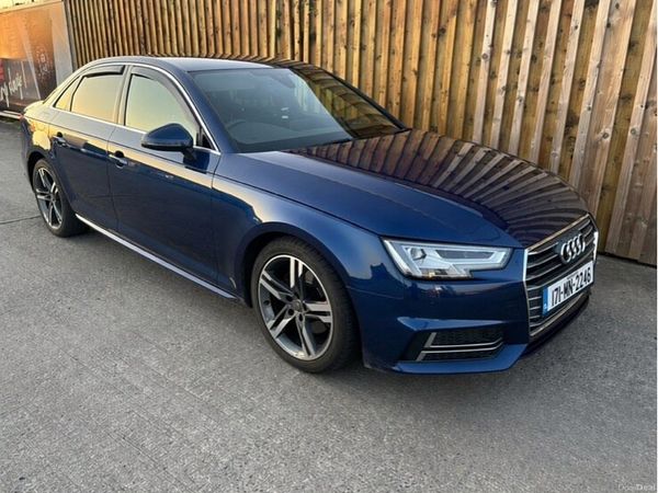Audi A4 Saloon, Diesel, 2017, Blue