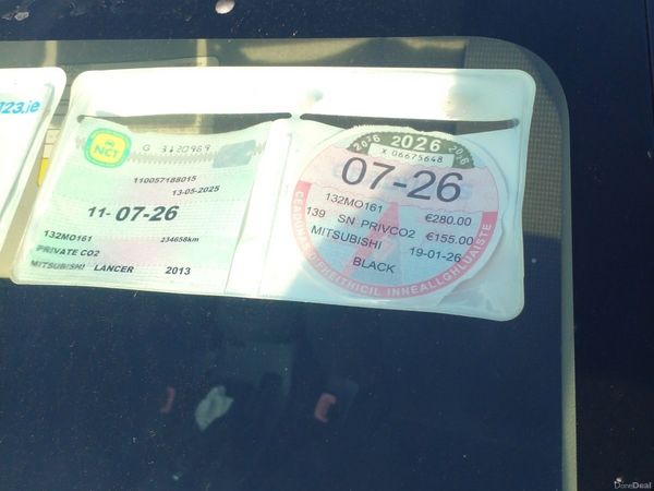 Mitsubishi Lancer Saloon, Diesel, 2013, Black