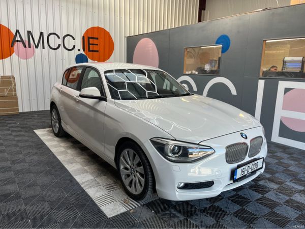 BMW 1-Series Hatchback, Petrol, 2015, White