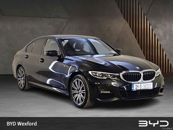 BMW 3-Series Saloon, Petrol Plug-in Hybrid, 2021, Black