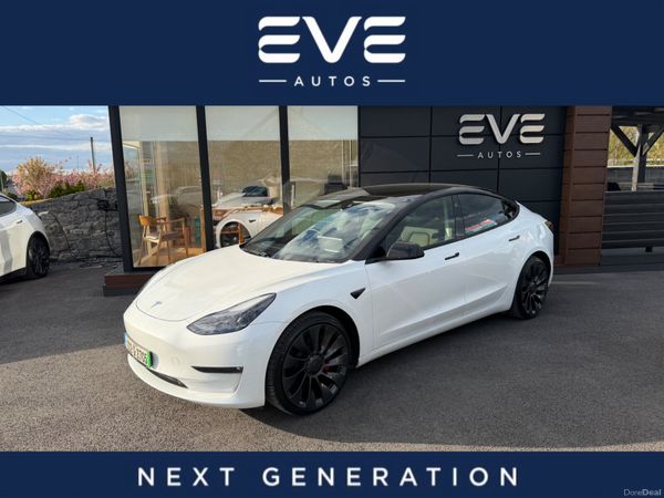 Tesla Model 3 Saloon, Electric, 2022, White