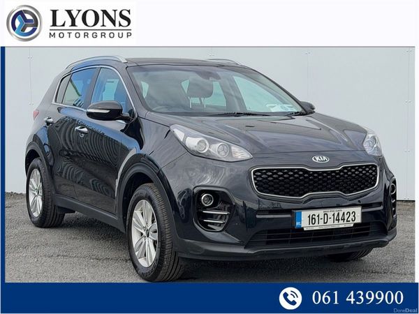 Kia Sportage SUV, Diesel, 2016, Black