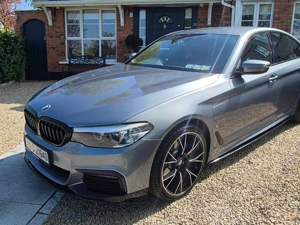 BMW 5-Series Saloon, Petrol Plug-in Hybrid, 2019, Grey