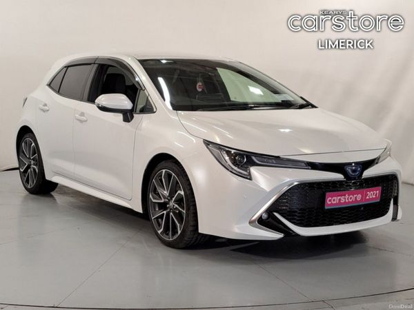 Toyota Corolla Hatchback, Petrol Hybrid, 2021, White