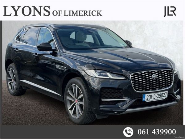 Jaguar F-Pace SUV, Petrol Plug-in Hybrid, 2023, Black