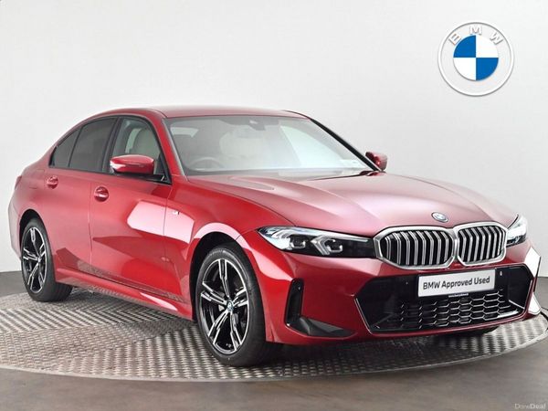 BMW 3-Series Saloon, Petrol Plug-in Hybrid, 2025, Red