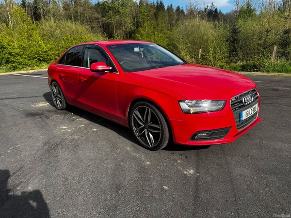 Audi A4 Saloon, Diesel, 2015, Red