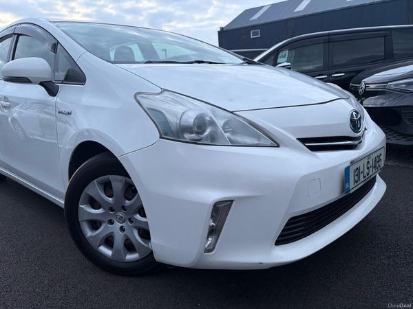 Toyota Prius MPV, Petrol Hybrid, 2013, White