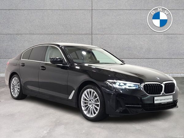 BMW 5-Series Saloon, Petrol Plug-in Hybrid, 2022, Black