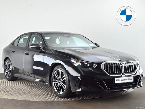 BMW 5-Series Saloon, Petrol, 2025, Black