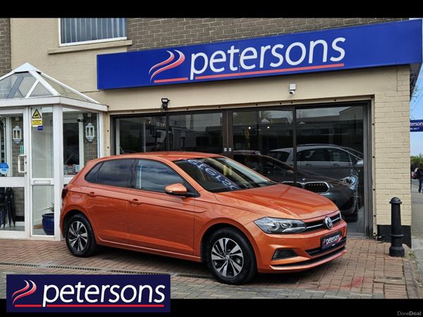 Volkswagen Polo Hatchback, Petrol, 2019, Orange