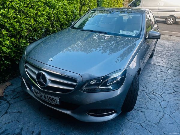 Mercedes-Benz E-Class Saloon, Diesel Hybrid, 2015, Silver