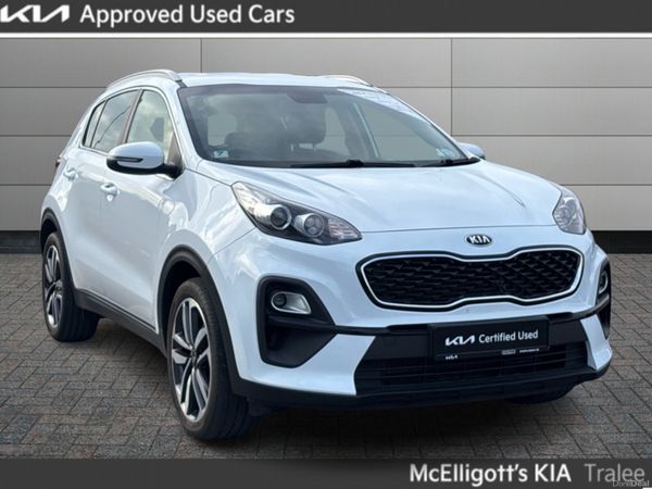 Kia Sportage MPV, Diesel Hybrid, 2021, White