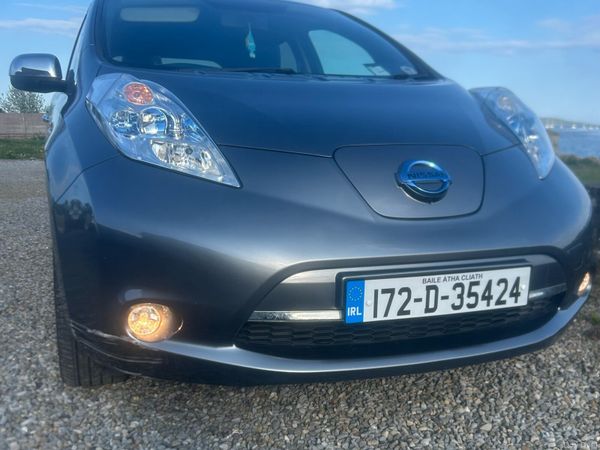 Nissan Leaf Hatchback, Electric, 2017, Grey