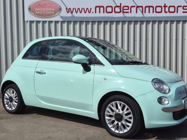 Fiat 500 Hatchback, Petrol, 2014, Green