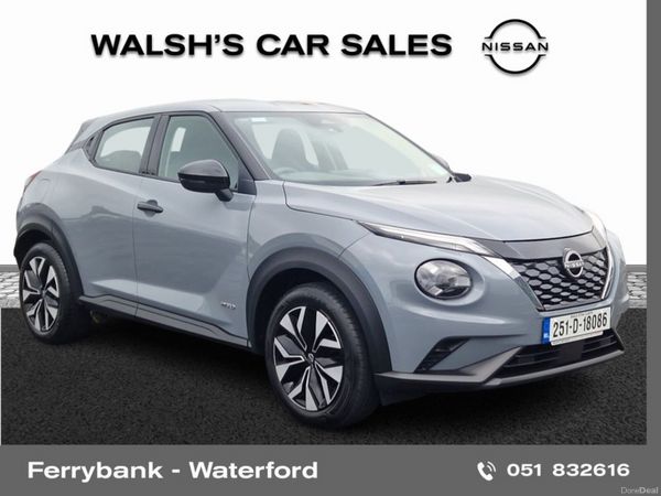 Nissan Juke SUV, Petrol Hybrid, 2025, Grey