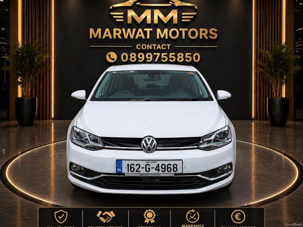 Volkswagen Polo Hatchback, Petrol, 2016, Red