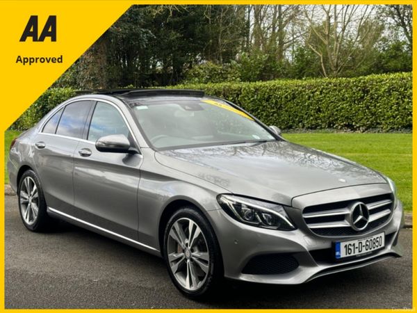 Mercedes-Benz C-Class Saloon, Petrol Plug-in Hybrid, 2016, Silver