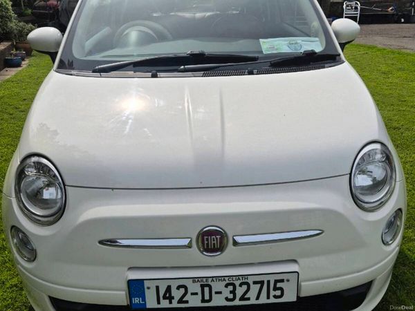Fiat 500 Hatchback, Petrol, 2014, White
