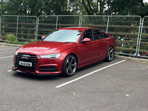 Audi A6 Saloon, Diesel, 2015, Red