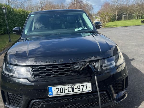 Land Rover Range Rover Sport SUV, Petrol Plug-in Hybrid, 2020, Black