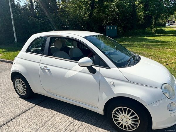 Fiat 500 Hatchback, Petrol, 2010, White