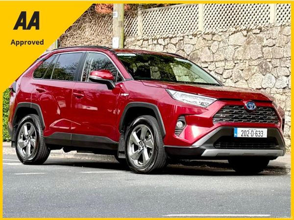 Toyota RAV4 SUV, Petrol Hybrid, 2020, Red