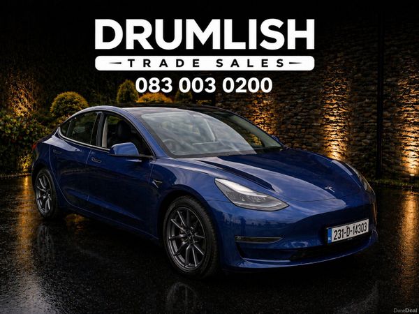 Tesla Model 3 Saloon, Electric, 2023, Blue