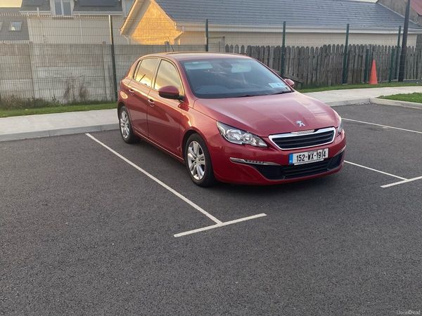 Peugeot 308 Hatchback, Diesel, 2015, Red