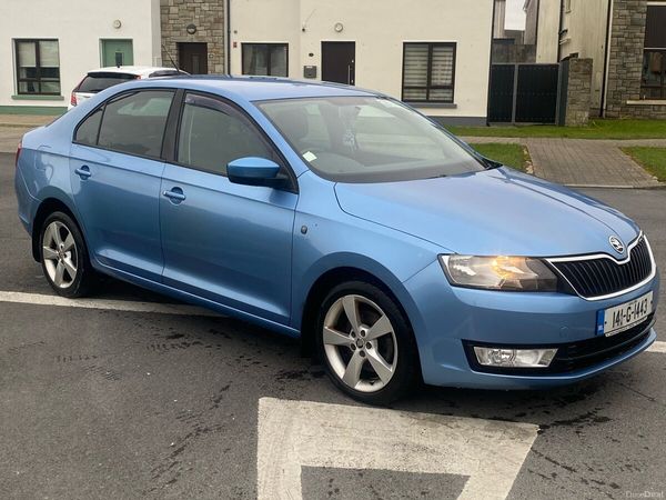 Skoda Rapid Saloon, Diesel, 2014, Blue