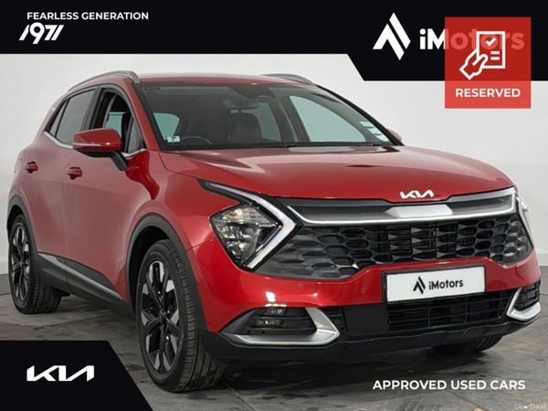 Kia Sportage SUV, Petrol Plug-in Hybrid, 2023, Red