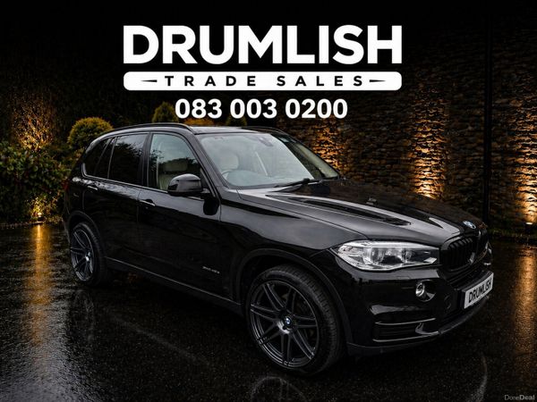 BMW X5 SUV, Petrol Plug-in Hybrid, 2016, Black