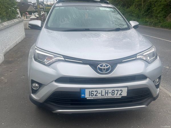 Toyota RAV4 SUV, Petrol Hybrid, 2016, Silver