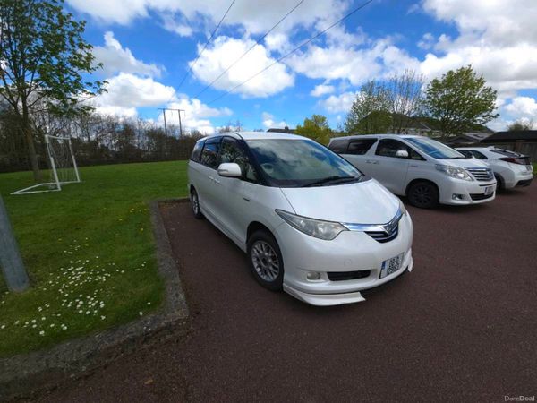 Toyota Estima MPV, Petrol Hybrid, 2008, White