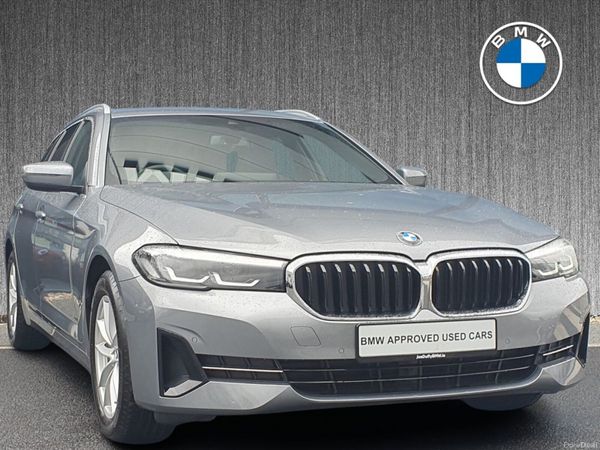BMW 5-Series Estate, Diesel Hybrid, 2024, Grey