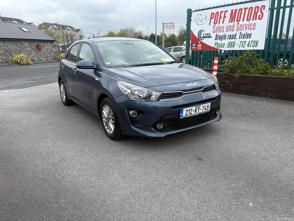 Kia Rio Hatchback, Petrol, 2021, Blue
