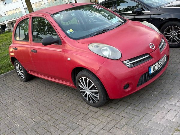 Nissan Micra Hatchback, Petrol, 2007, Red