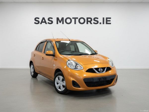 Nissan March Hatchback, Petrol, 2014, Orange